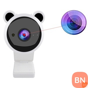 日月明熊猫免驱动1080P高清网课视频会议USB网络摄像头网红直播