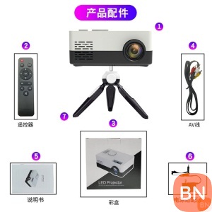 厂家J15微型迷你投影仪家用跨境 led便携式投影机高清1080p批发